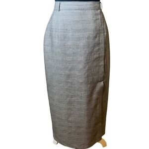 Worthington Glen Plaid Skirt Women's Size 14 Gray‎ Career Office
Maxi Casual
